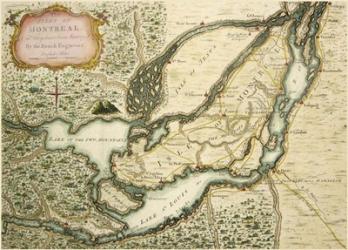 The Isles Of Montreal 1761 | Obraz na stenu