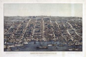 Alexandria Va Forts Built To Defend Washington - Civil War 1863 | Obraz na stenu
