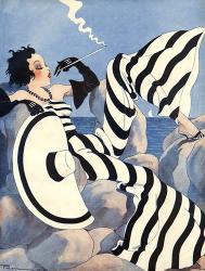 1933 French Art Deco Fashion Art | Obraz na stenu