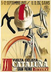Cataluna Cyclist Gran Premio Race 1943 | Obraz na stenu