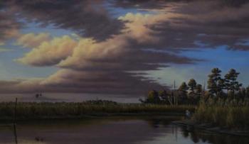 Sunset On Wicomico Creek | Obraz na stenu