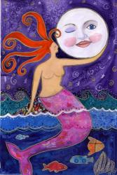 Big Diva Mermaid Moon Lover | Obraz na stenu