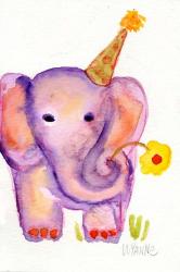 Birthday Elephant | Obraz na stenu