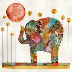Elephant In Sunflower Field | Obraz na stenu