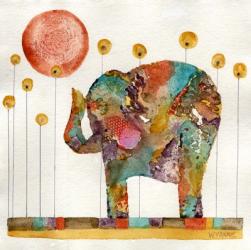 Elephant In Sunflower Field | Obraz na stenu