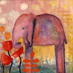 Flower Monger Elephant | Obraz na stenu