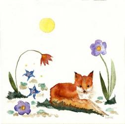 Little Fox In The Garden | Obraz na stenu