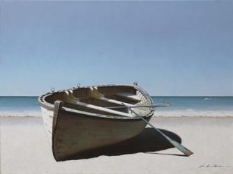 Lonely Boat on Beach | Obraz na stenu