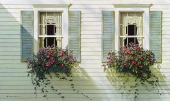 Windows With Flowerboxes | Obraz na stenu