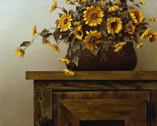Sunflower Basket | Obraz na stenu