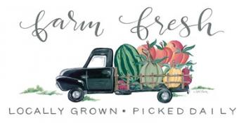 Farm Fresh Produce Truck | Obraz na stenu
