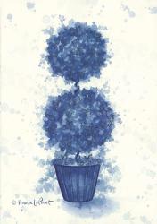 Blue Double Sphere Topiary | Obraz na stenu