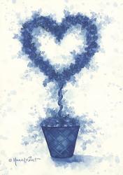 Blue Heart Topiary | Obraz na stenu