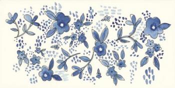 Scattered Blue Flowers | Obraz na stenu