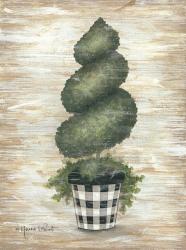 Gingham Topiary Spiral | Obraz na stenu