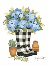 Hydrangeas Boots | Obraz na stenu