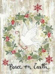 Peace on Earth Wreath | Obraz na stenu