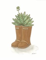 Garden Boots Cactus | Obraz na stenu