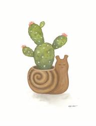 Snail Planter Cactus | Obraz na stenu