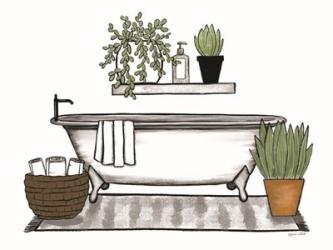 Bathroom Plants I | Obraz na stenu