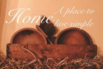 Home a Place to Live Simple | Obraz na stenu