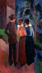 Promenade Of Three People I,  1914 | Obraz na stenu