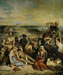 The Massacre of Chios Greek Families Waiting for Death or Slavery, 1824 | Obraz na stenu