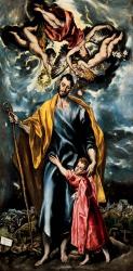 Saint Joseph and the Christ Child | Obraz na stenu