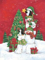 Putting the Star on the Christmas Tree | Obraz na stenu