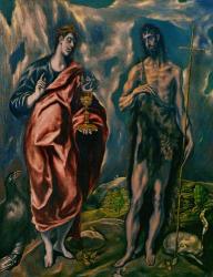 Saints John the Baptist (left) and John the Evanglist (right) | Obraz na stenu