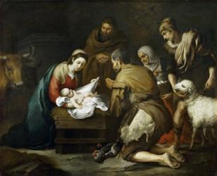 The Adoration of the Shepherds, 1655-1660 | Obraz na stenu