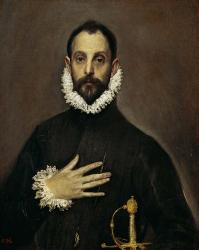 Nobleman with his Hand on his Chest, c. 1577-1584 | Obraz na stenu