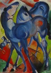 Blue Fillies, 1913 | Obraz na stenu