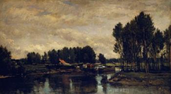 Boats On The Oise, 1865 | Obraz na stenu