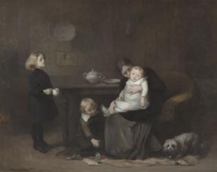 The Sick Child, 1885 | Obraz na stenu