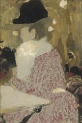 Woman Seated in a Bar | Obraz na stenu