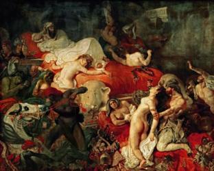 The Death of Sardanapalus, 1827 | Obraz na stenu