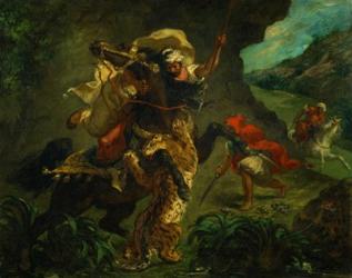 Tiger Hunt, 1854 | Obraz na stenu