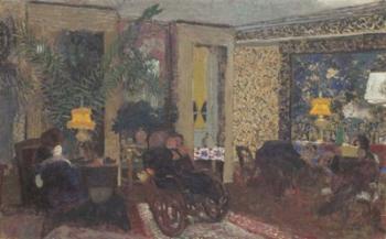 The Salon with Three Lamps, Rue Saint-Florentin, 1899 | Obraz na stenu