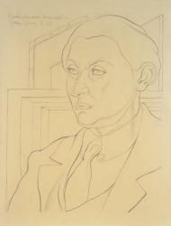 Portrait of Daniel-Henry Kahnweiler, 1921 | Obraz na stenu