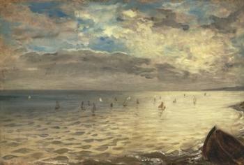 The Sea at Dieppe, 1851 | Obraz na stenu