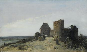 Ruins Of The Chateau De Rosemont, Nievre, 1861 | Obraz na stenu