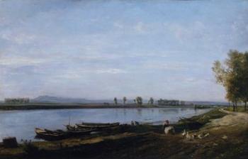 The Seine At Bezons, c. 1851 | Obraz na stenu