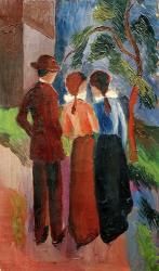 Promenade Of Three People II, 1914 | Obraz na stenu