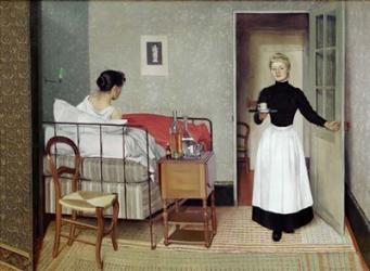 The Sick Patient (Helene Chatenay), 1892 | Obraz na stenu