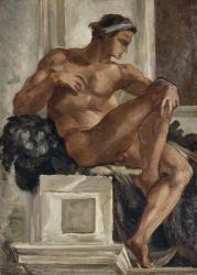 Ignudo, After Michelangelo, 1858-1860 | Obraz na stenu