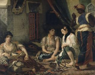 Algerian Women in Their Apartment 1834 | Obraz na stenu