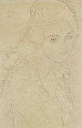 Study For The Painting ""Portrait Ria Munk III"", 1917-1918 | Obraz na stenu
