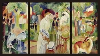 Grosser Zoologischer Garten (Triptychon) | Obraz na stenu