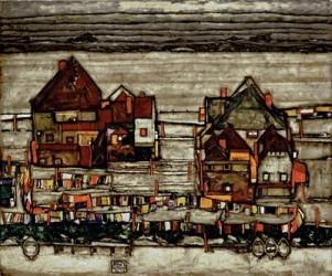 Houses With Laundry, 1914 | Obraz na stenu